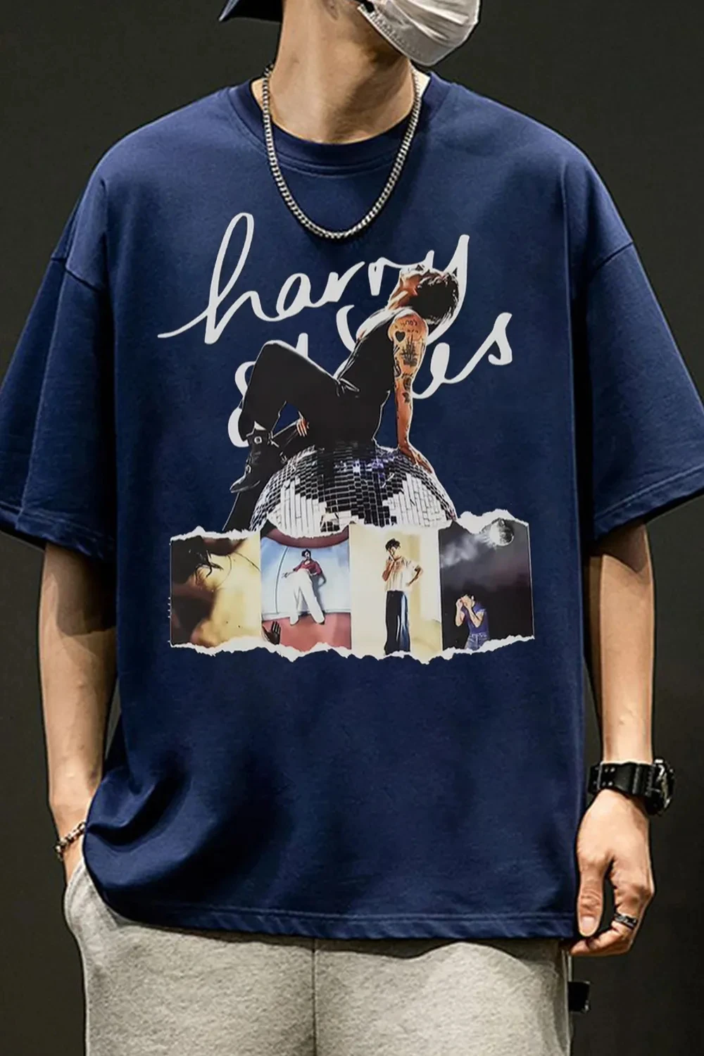 2026 Harry Styles Printed Cotton T-shirt Men's Summer Casual Top Short Sleeve Classic Male Women Tee Unisex