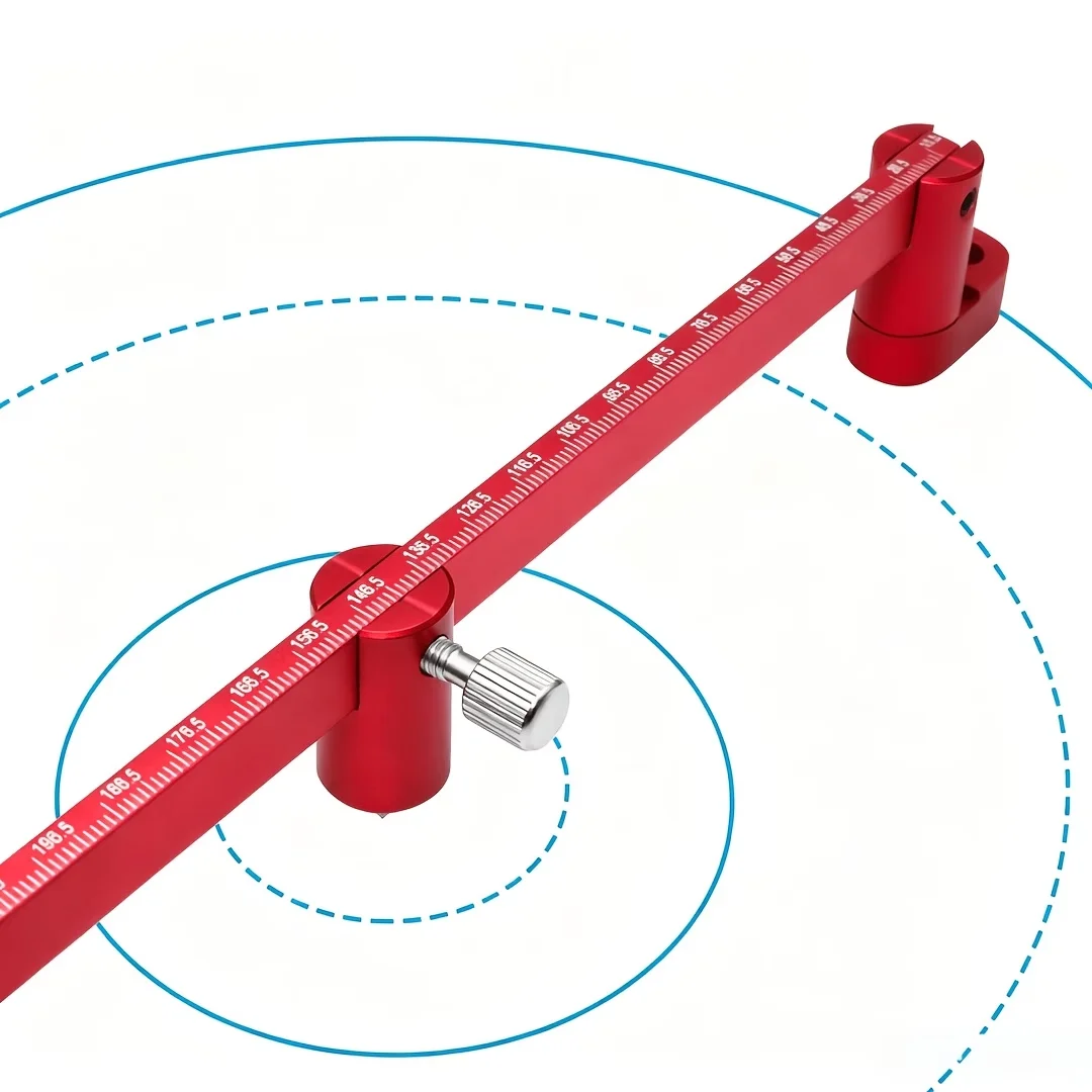 320mm/550mmAluminum Woodworking Center Finder Marking Gauge, Aluminum Marking Compass, Woodworking Compass，Wood Lathe