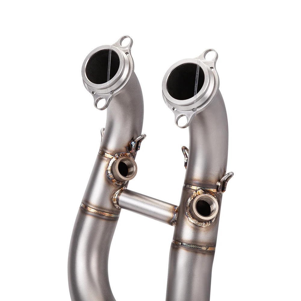 Motorcycle exhaust system Slip On Line for 790duke 890duke stainless steel front link pipe