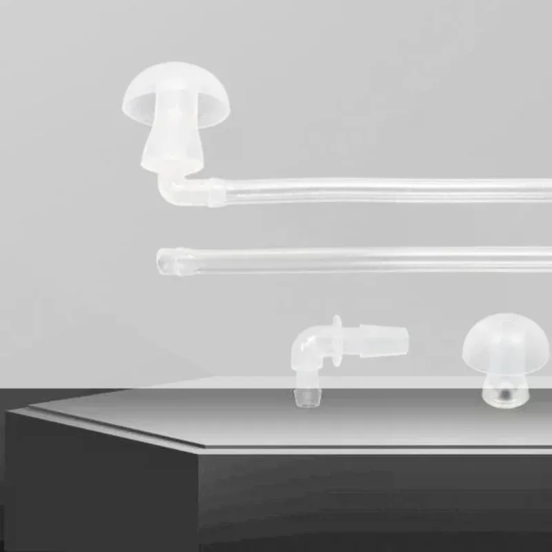 /YOV/1Set Portable Hearing Aid Ear Tips Acoustic Tube Connector Silicone Ear Tips Hearing Aid Replacement Parts Soft Ear Tips