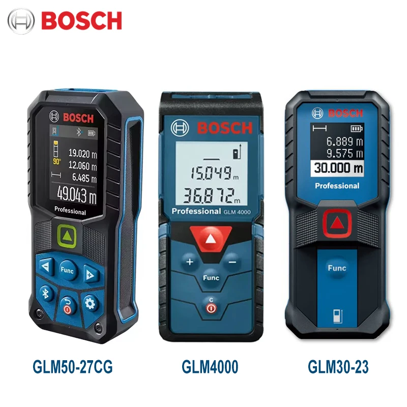 bosch telemetro laser digital laser de alta precisao fita metrica ferramenta de medicao range finder glm30 40 50 01