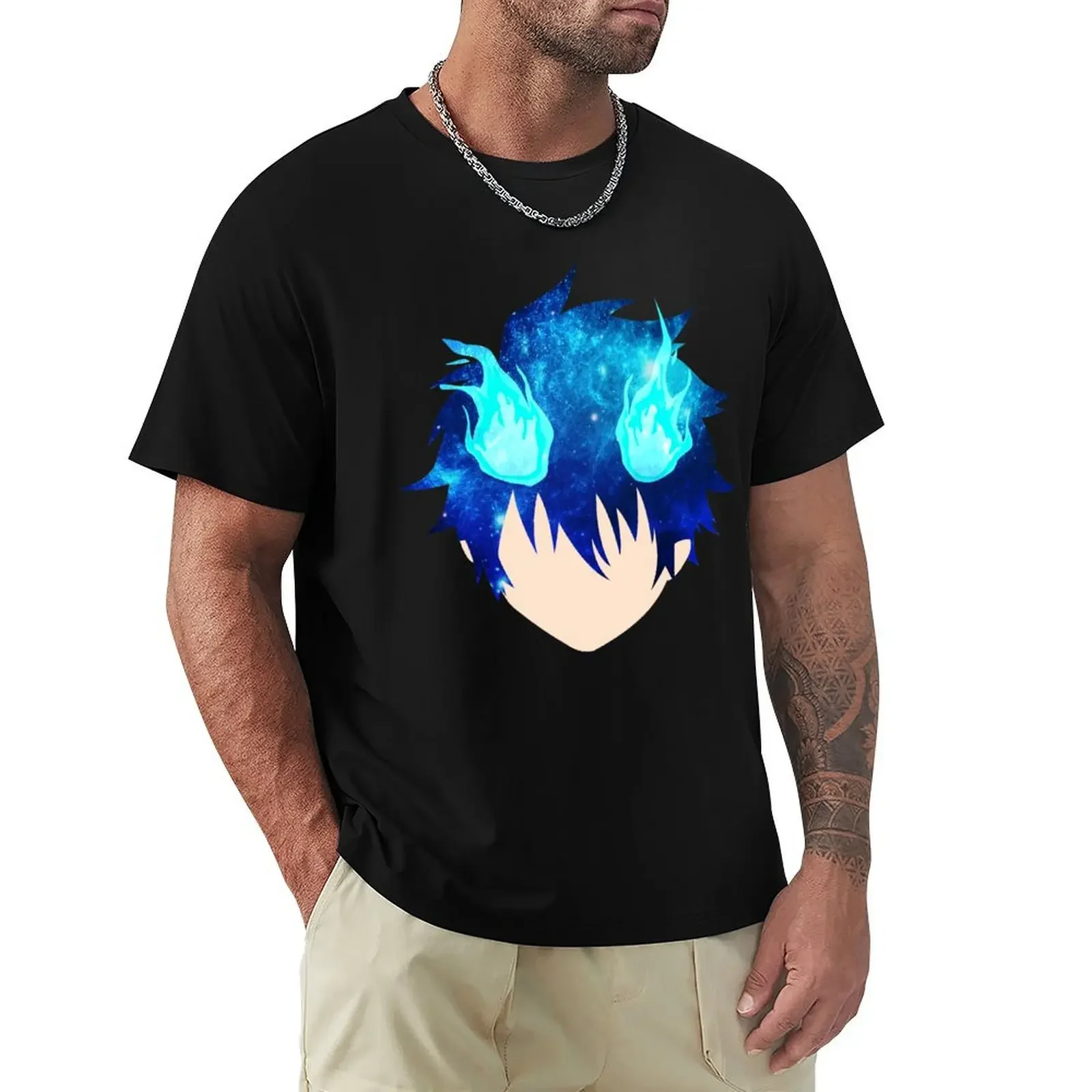 

Rin Okumura T-shirt boys animal print anime clothes customizeds t shirts for men