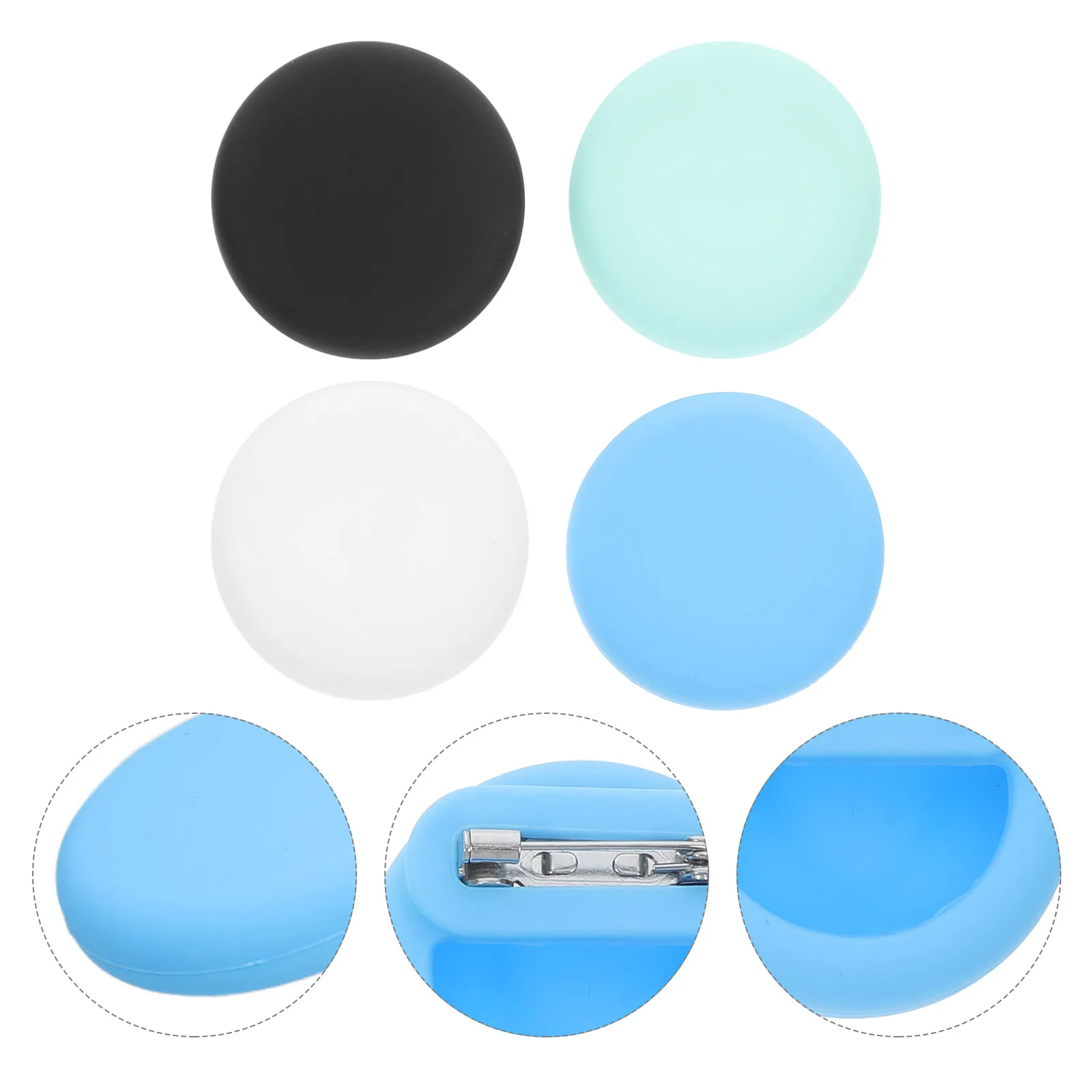 

4pcs Hidden Air Tracker Case Silicone Safety Pin Kids' Clothes Compatible With Apple Universal Fit For Adults Children Tracking