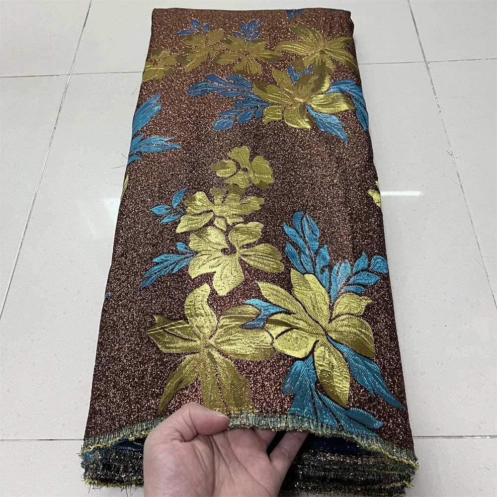 

Высококачественная африканская нигерийская тюлевая кружевная ткань 2026 года, жаккардовая органза с вышивкой гипюр для вечерних и выпускных платьев, 5 ярдов, YXZ196