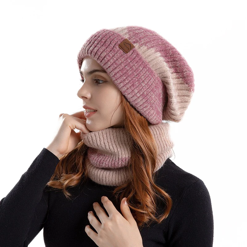 Bonnet chaud et bonnet mouchoir de la présidence avec des rêves de cheveux achis, bonnet en peluche tricoté pour femme, longue perruque de chapeau