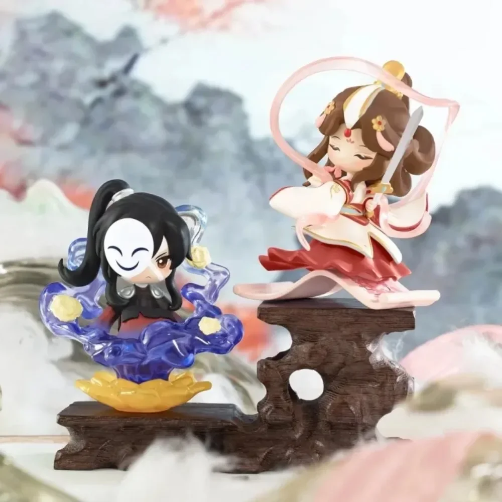 Officiële's Zegen De Pracht van Schilderen Serie Blind Box Tian Guan Ci Fu Mystery Box Xielian & Huacheng Figuur Speelgoed