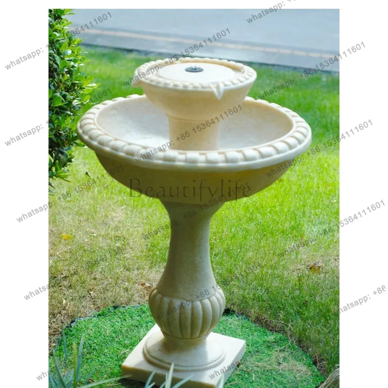 YJ Villa garden decoration,European style flowing fountain, large outdoor courtyard, FASHION