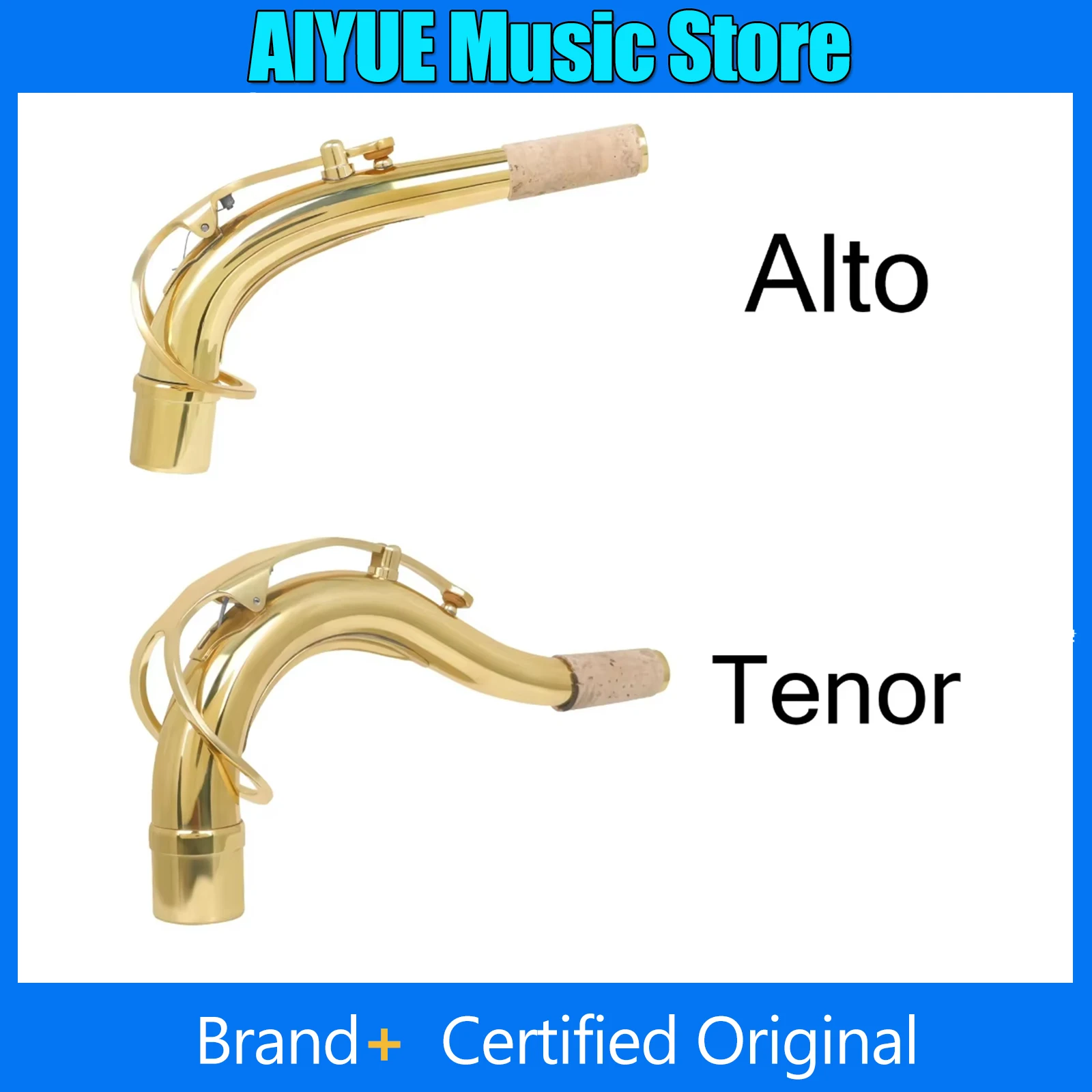 

HK-LADE тенор-альт-саксофон, изогнутая шея с мягкой деревянной латунной шеей, изогнутая шея для саксофона, высококачественная картонная коробка, аксессуары для духовых инструментов