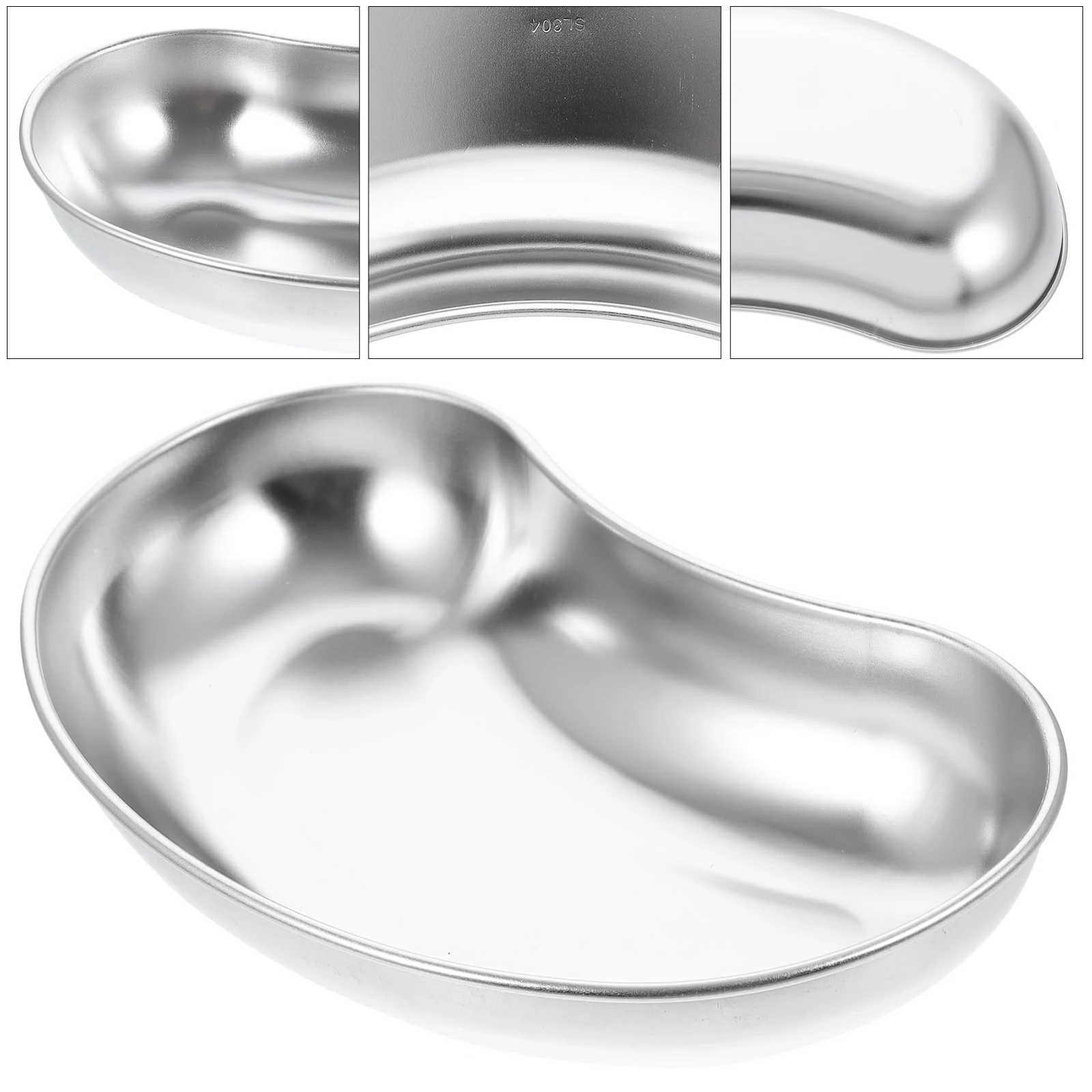 

Stainless Steel Tray Kidney Shape Clinical Instrument Trays Laboratory Equipment Experiment Medical Teaching Tools Easy Clean