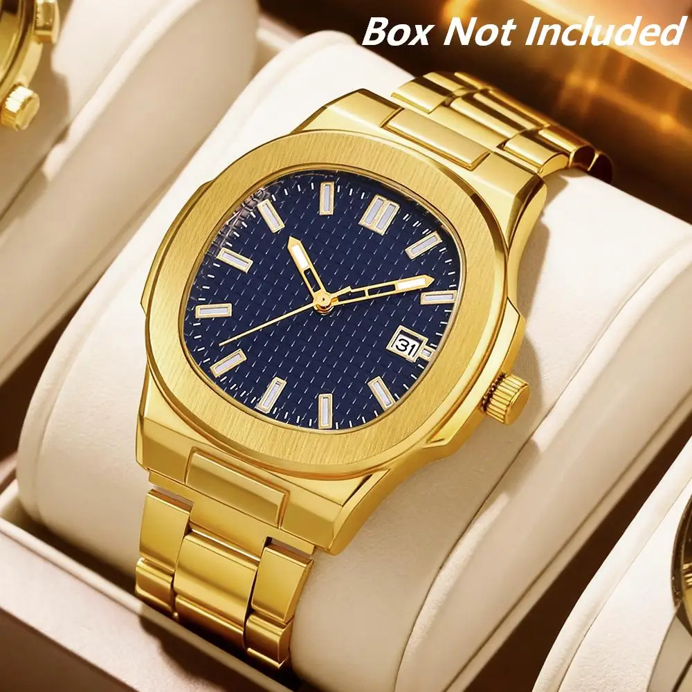 1PC Latest Stylish Minimalist Men's Quartz Watch Gift Box Not Included