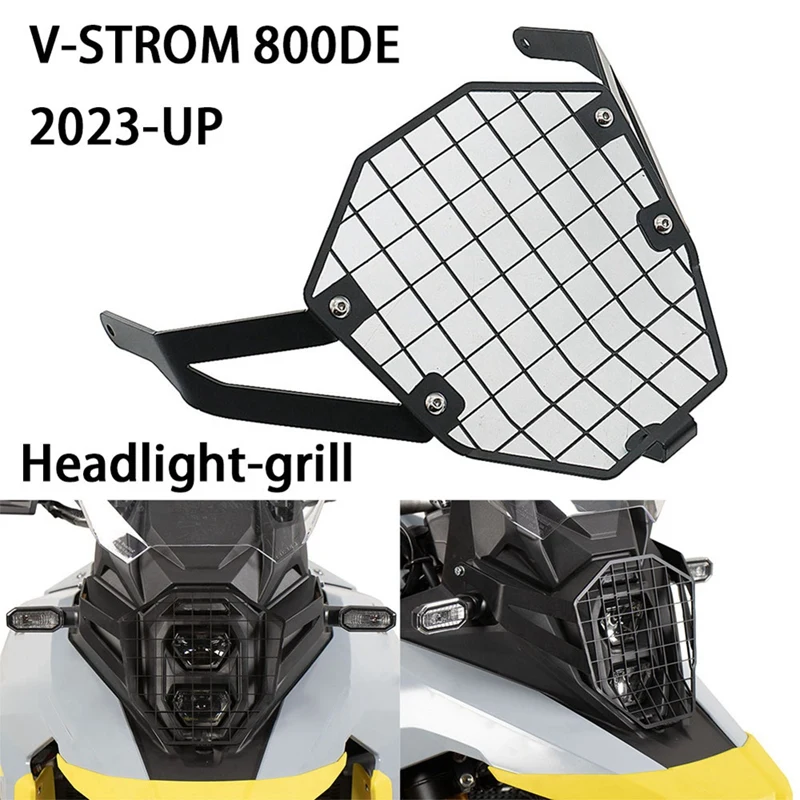 Motorcycle Headlight Head Light Guard Protector Cover Protection Grill For SUZUKI V-STROM 800DE 2023 Spare Parts Accessories