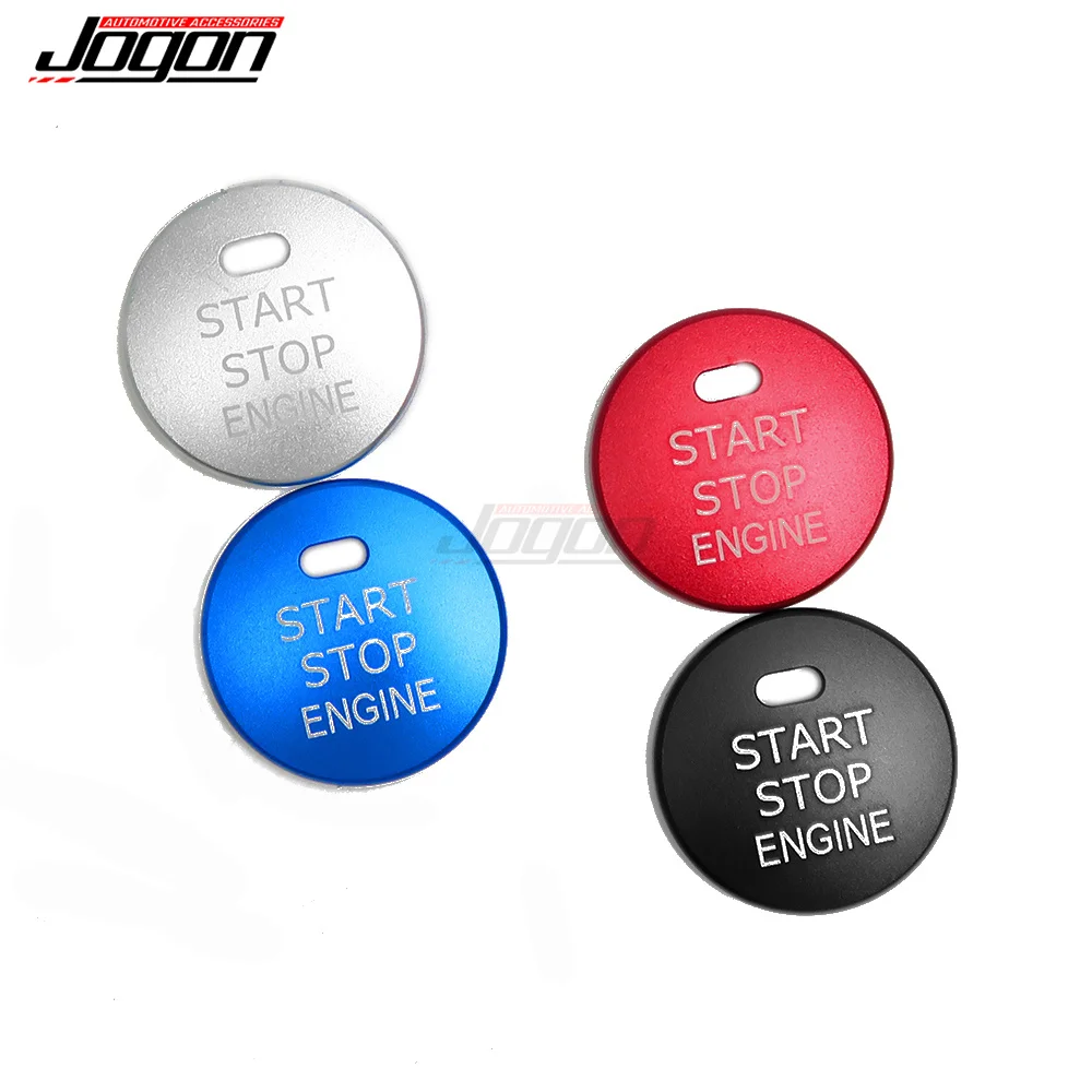 For Hyundai Elantra MD Sonata i30 i45 YF Aluminum Alloy Start Stop Engine Device Button Switch Cover Interior Car-styling