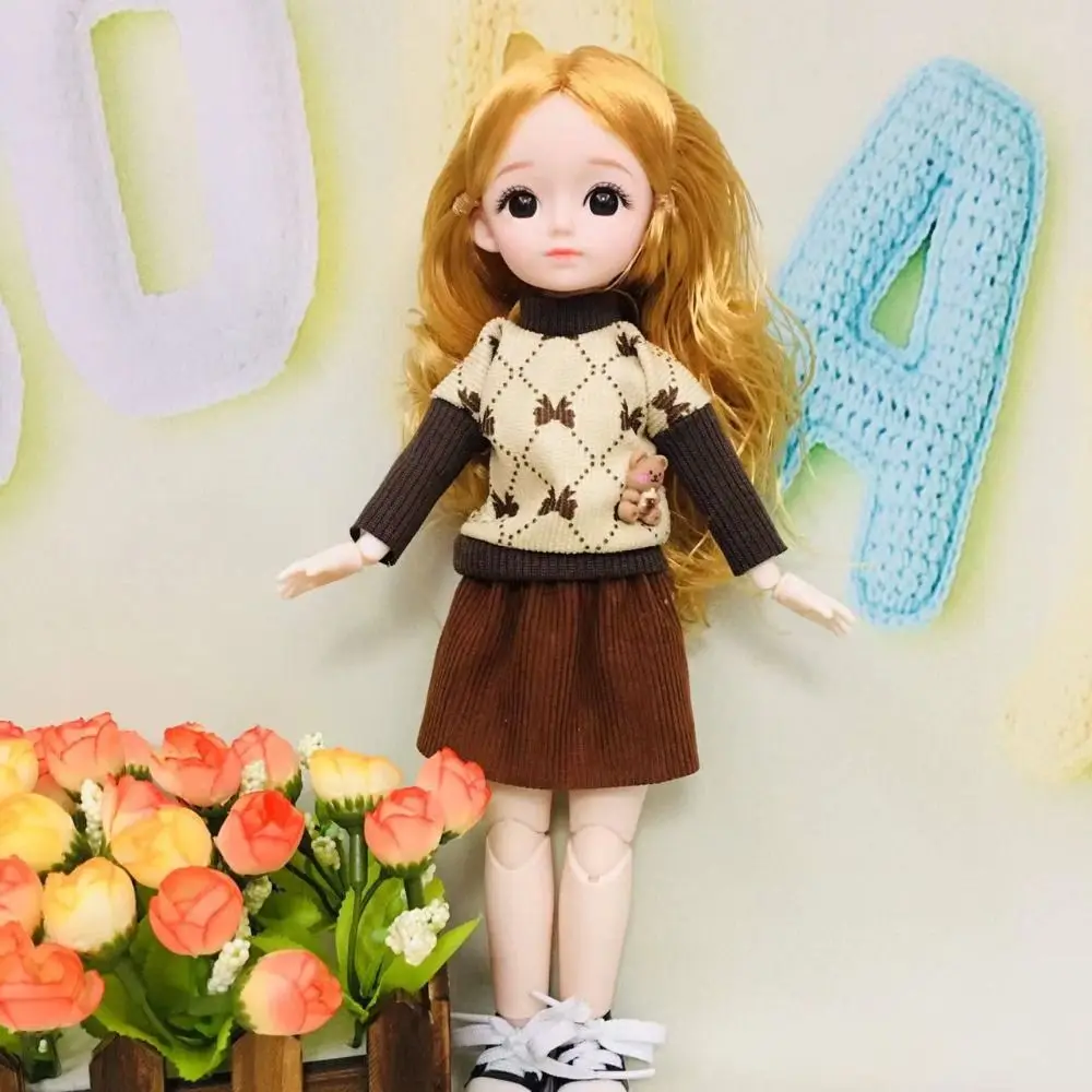 1/6 SD 30 cm Bjd Pop met Kleding Lang Haar Aantrekkelijke Ogen Prinses Dress Up BJD Poppen Ball Jointed Anime