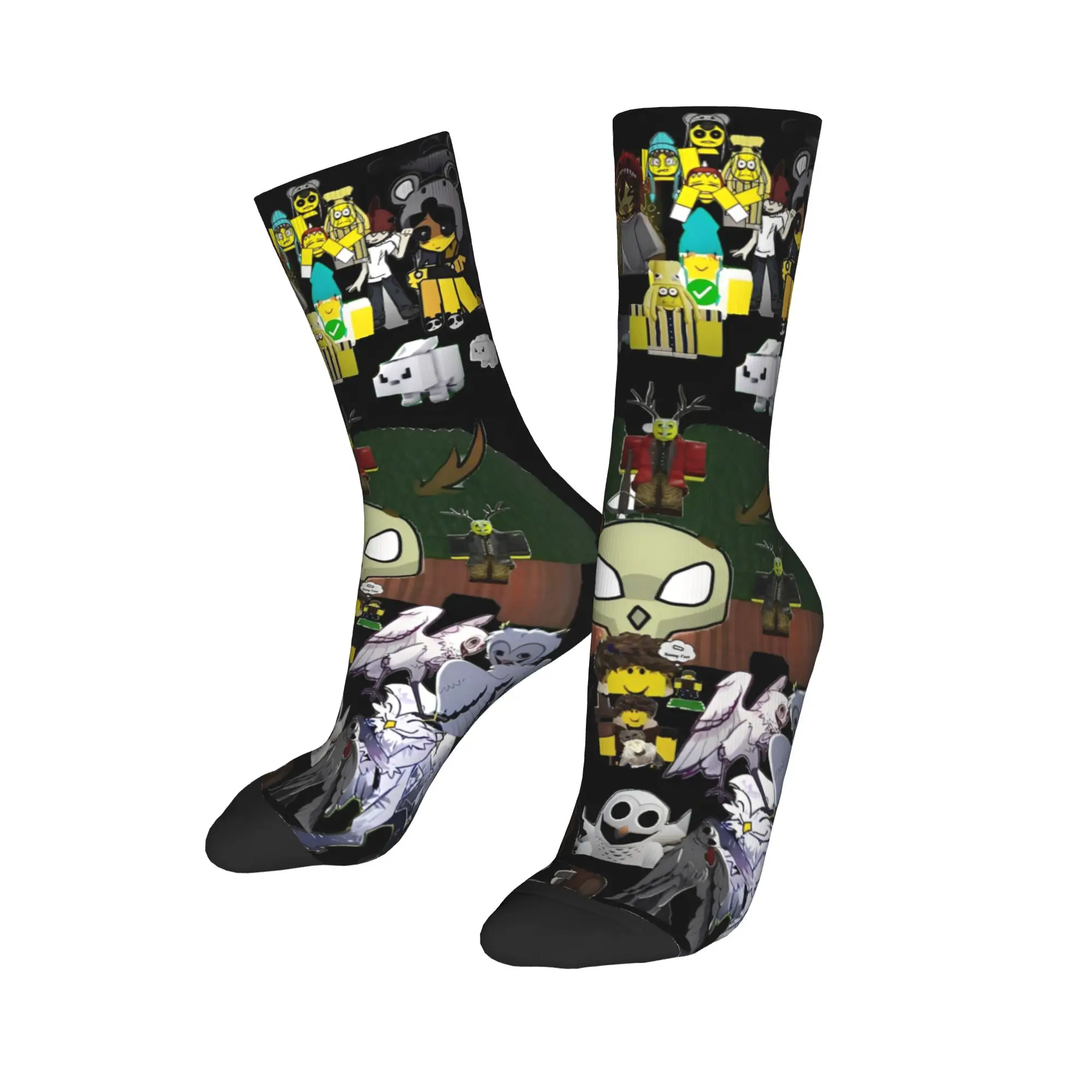 99 ليالًا في لعبة الغابة، جوارب غير رسمية للرجال، جوارب تزلج عالية الجودة، تصميم شتوي، جوارب مضادة للانزلاق