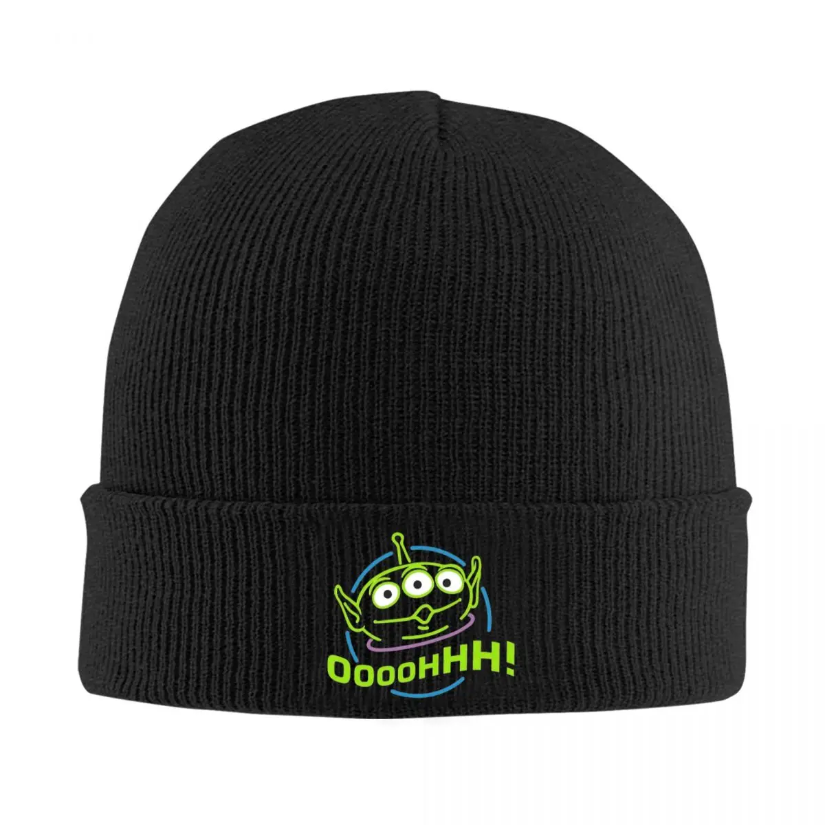 Oooohhhhhh Alien Toy Story Beanie Hats Casual Caps Female Male Kpop Skullies Beanies Winter Custom Warm Beanie Hat