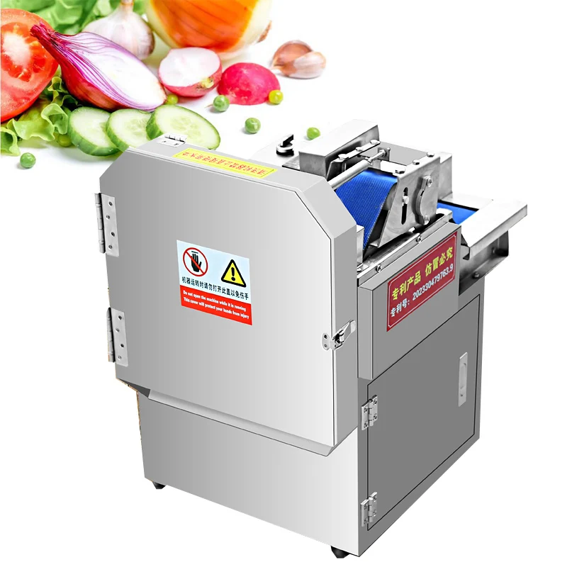 

Stainless Steel Vegetable Onion Cutting Machine Green Pepper Cutting Machine Cucumber Slicer