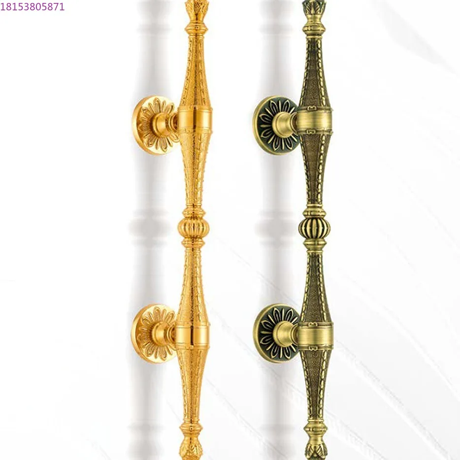 

Цельномедная ручка Дверная ручка из бронзового стекла