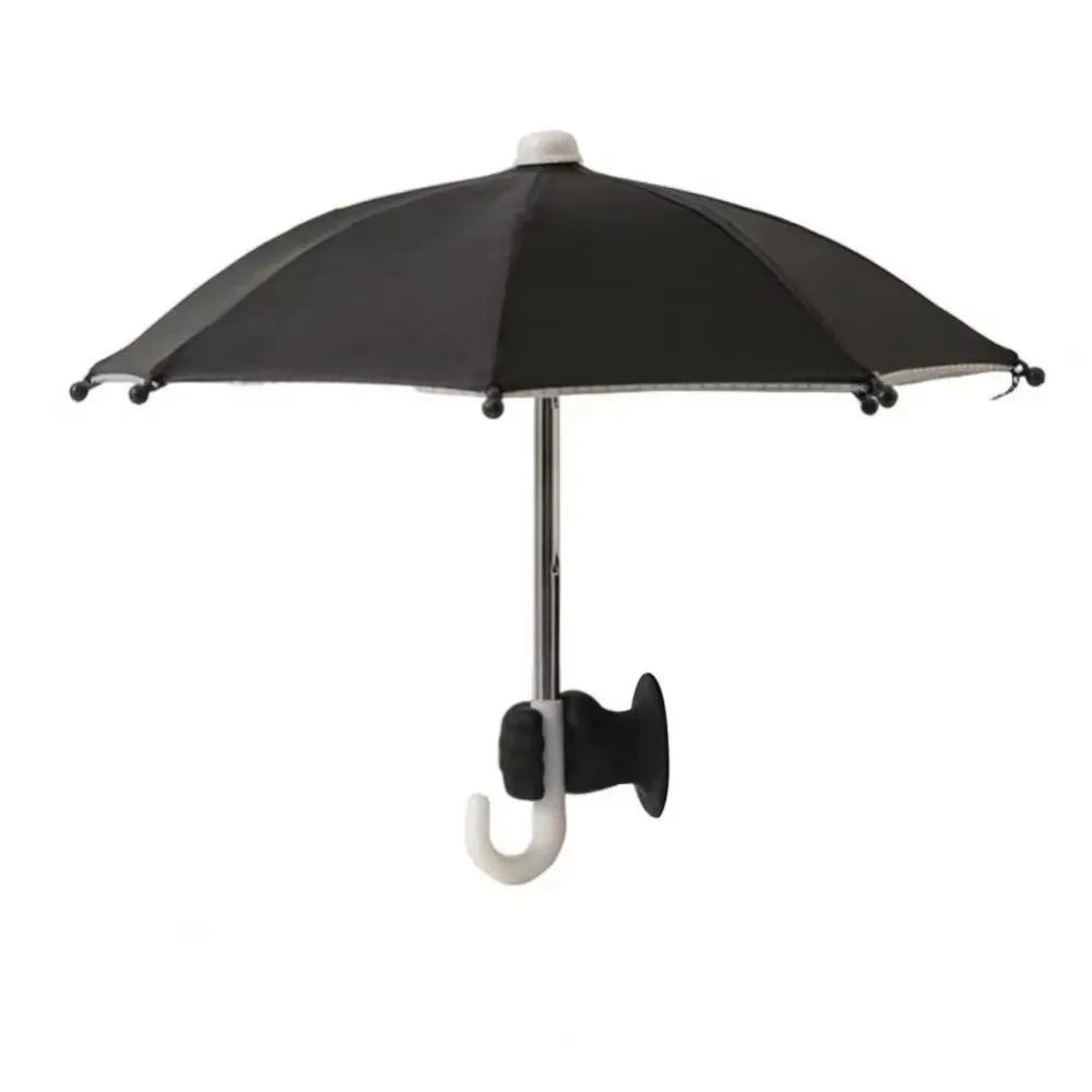 Suction Cup Holder Mini Phone Umbrella Anti-Reflective Screen Anti-Glare Sunshade Cell Phone Sun Shield Windproof Waterproof