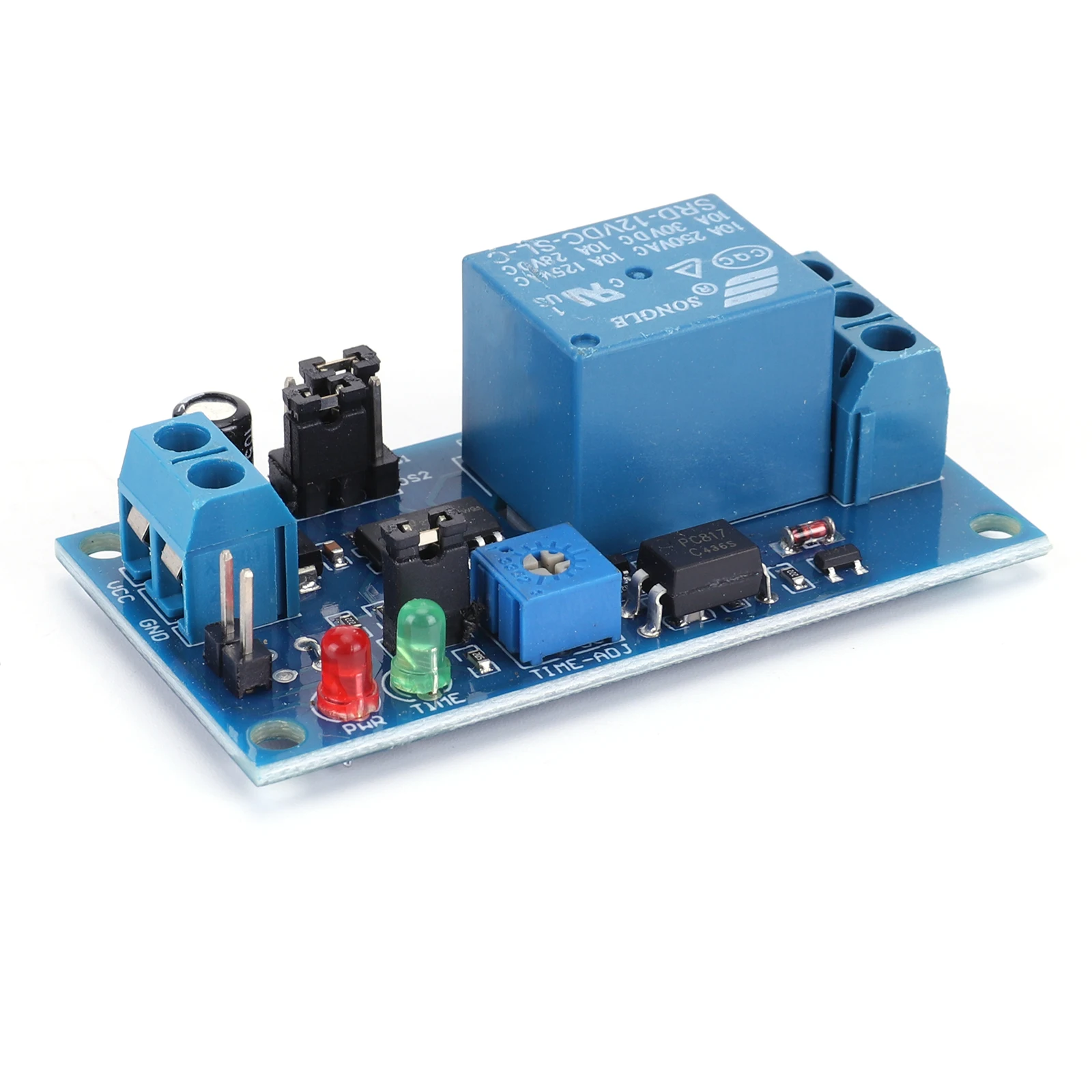 DC 5V 12V Delay Time Control Switches with Indicator Delay Timer Circuit Board for Automation Equipment Control PLC Control