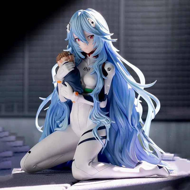 Ayanami Rei Model Anime Action Figure Pop Manga Beeldje Ornament 15 cm Ayanami Rei Figuras GK Standbeeld Speelgoed Cadeau voor kinderen