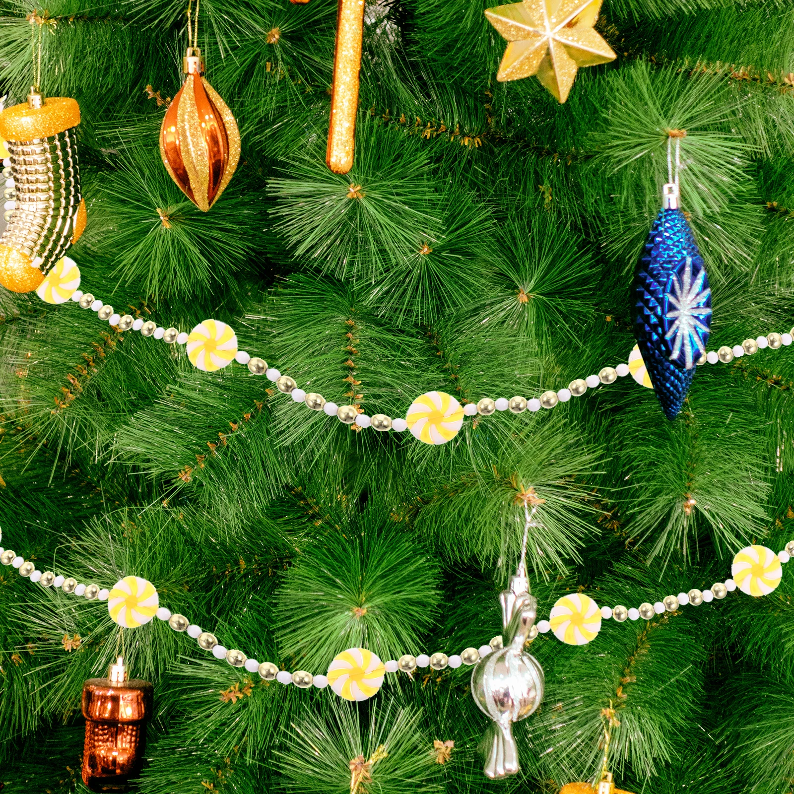 

Decoration Christmas Candy String Pendant Indoor Decorations Tree Leaf Strands Acrylic Outdoor