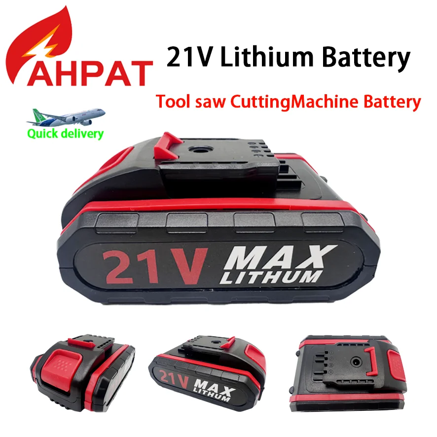 

Latest 21V 18650 High Power Electric Trimming Saw Single Hand Electric Saw Rechargeable Battery Cordless Impact Drill Battery