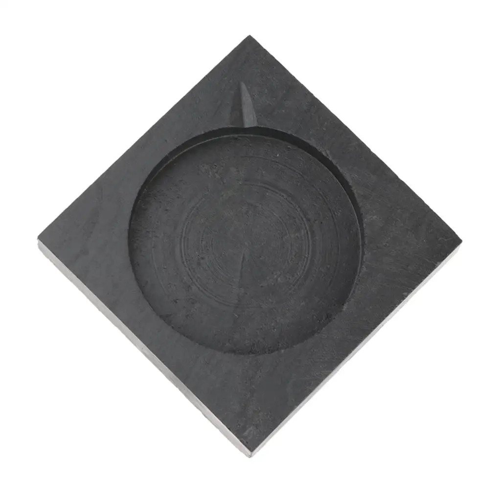 Square 3inch Ink Stone Chinese Calligraphy Chinese Natural Ink stone
