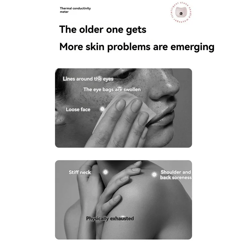 أداة تدليك TCF-Red Light Gua Sha مثالية للعناية بالبشرة - هدية المهرجانات ورفيق السفر لرحلات العمل