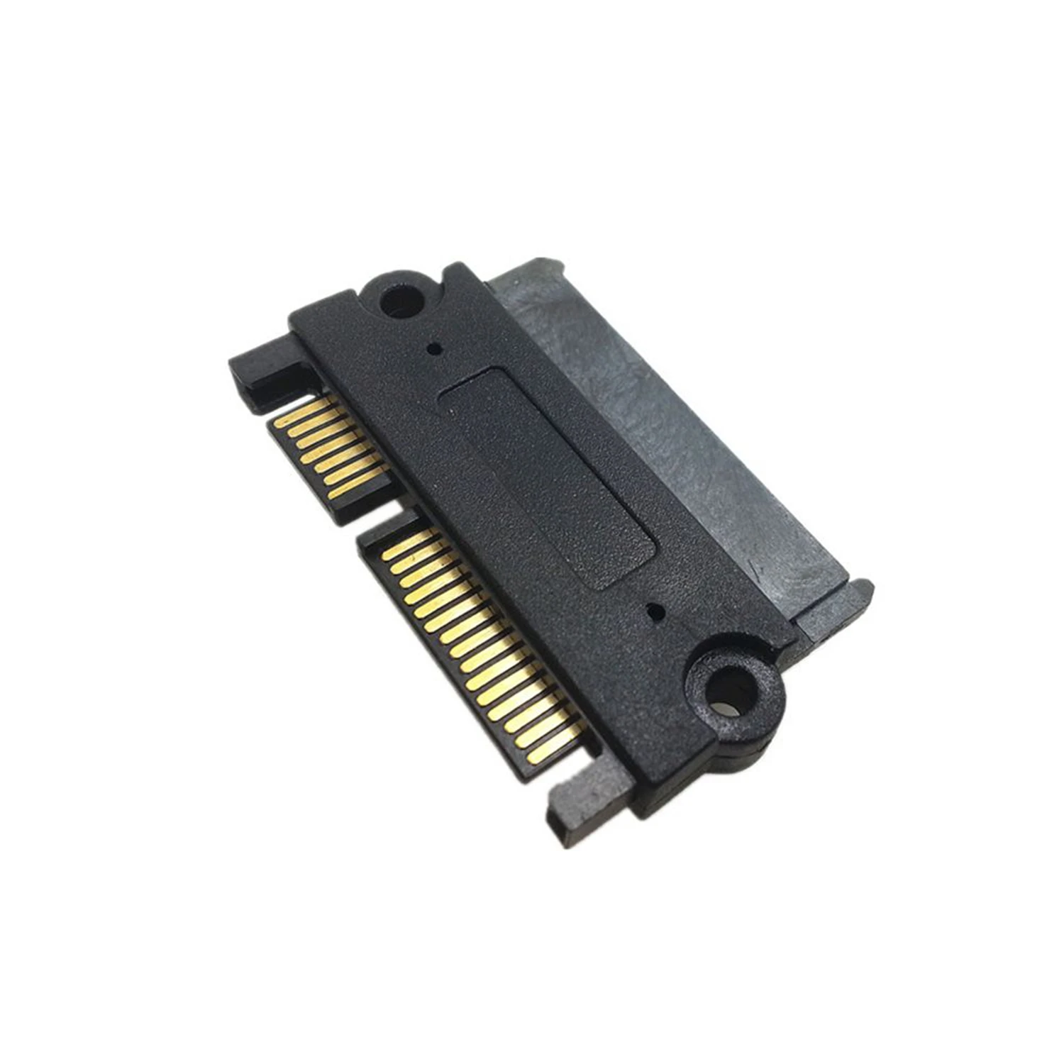 UP 2PCS Down SATA Male to  Female Adapter Converter 22Pin Sata With 7pin+15pin FeMale to Male SATA Power Data Cable