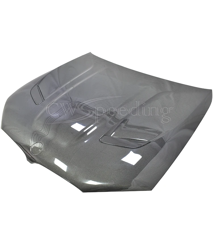 2017-2018 CS STYLE CARBON FIBER ENGINE COVER HOOD BONNET for  F90 M5 UPGRADE BODY KIT