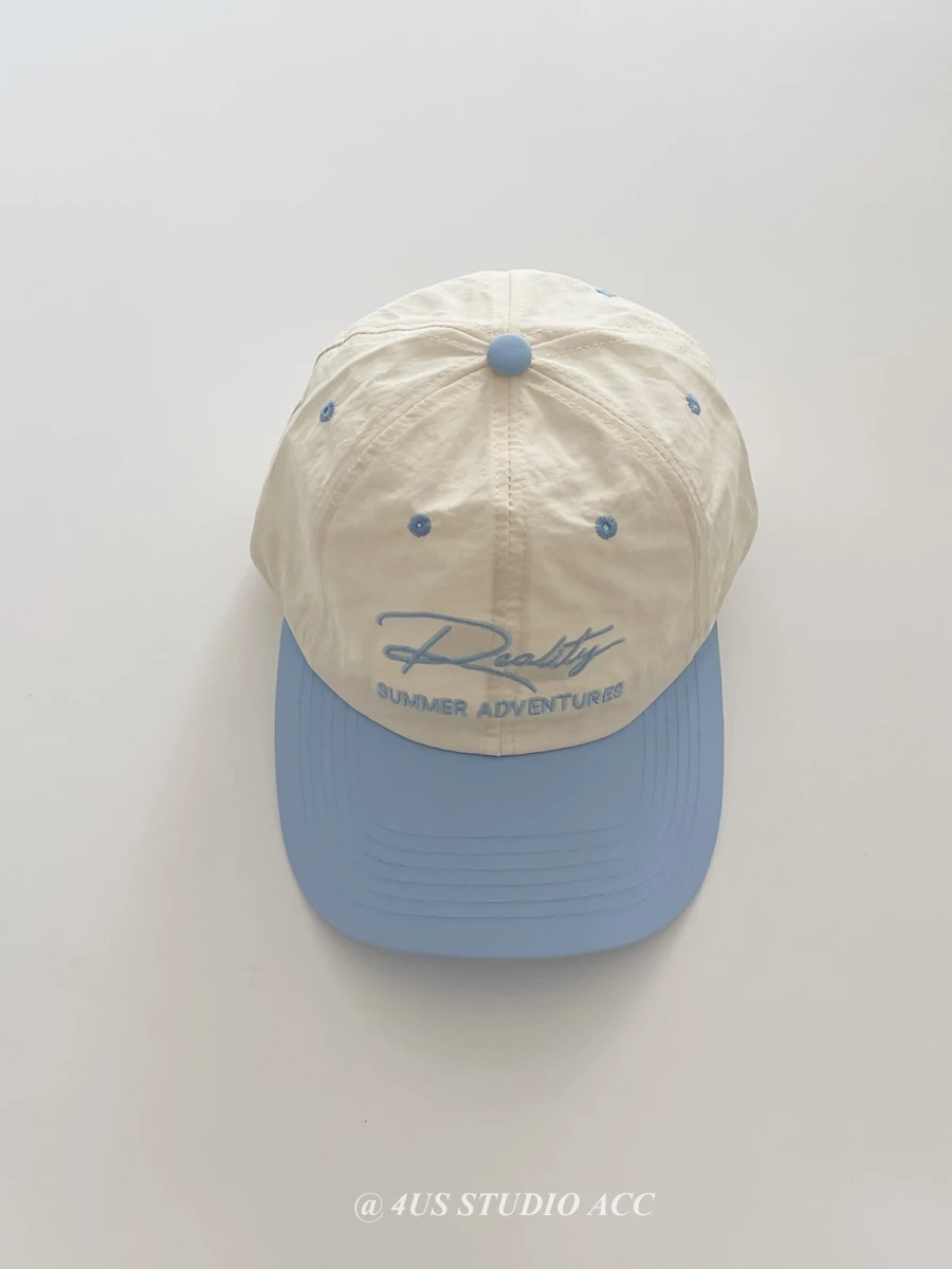 Quick-Drying Summer Outdoor Sun-Proof Baseball Cap for Women Korean Style Soft Top Embroidery Alphabet Peaked Cap Men