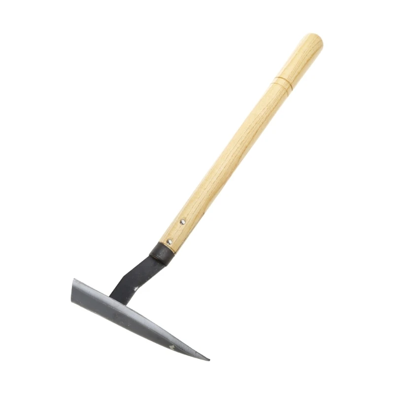 Manganese Steel Durable Garden Hoe Tools with Comfortable Handle for Dig /Plant/ Fertilize or Weed 45x14.3x5.5cm Dropship