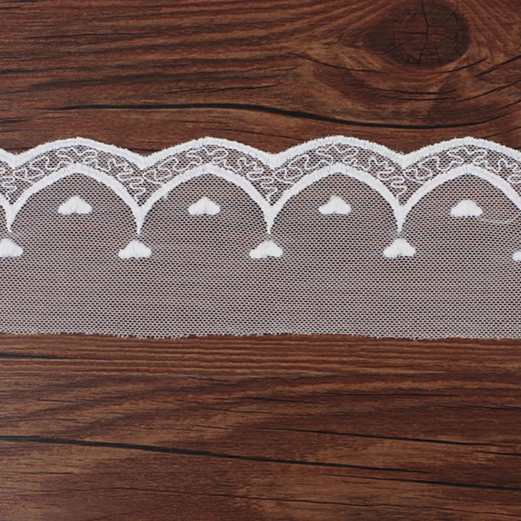 5Yards 6.4Cm Wedding Dress Lace Clothing Accessories Mesh Lace Home Sofa Fabric Sewing Handmade Craft Materials