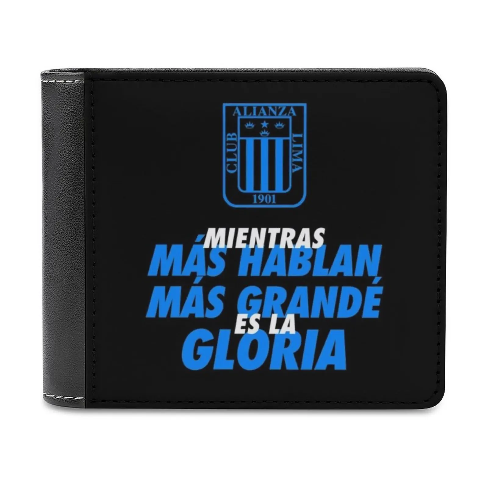 

Alianza Lima Corazón Leather Wallet Men's Wallet Diy Personalized Purse Father's Day Gift Alliance Lime Peru Heart Grones