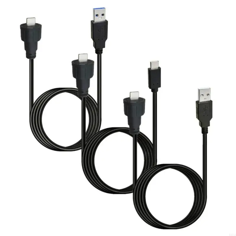 USB C to USB2.0/USB3.0 Connection Cable Quick Charging Capable of 2A Waterproof E65A