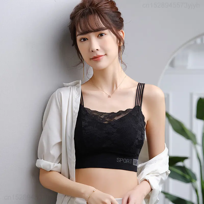 Youpin New Sexy Lace Ladies Bra Small Chest Gathered Anti-sagging Sports Beautiful Back Women Underwear Shockproof Wrapped Chest