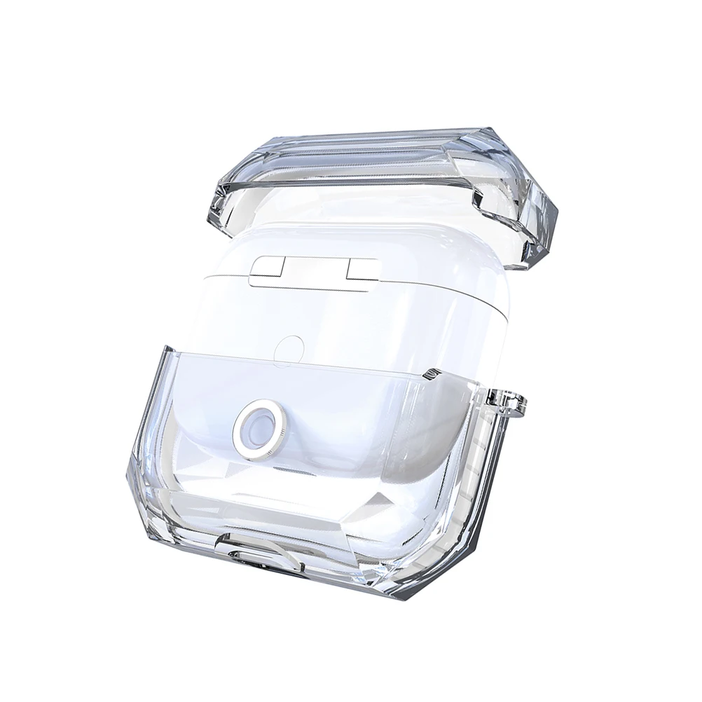 

Wireless Earphone Protector Clear Tpu Full Protective Case Cover Compatible for AirPods Charging Friendly Durable