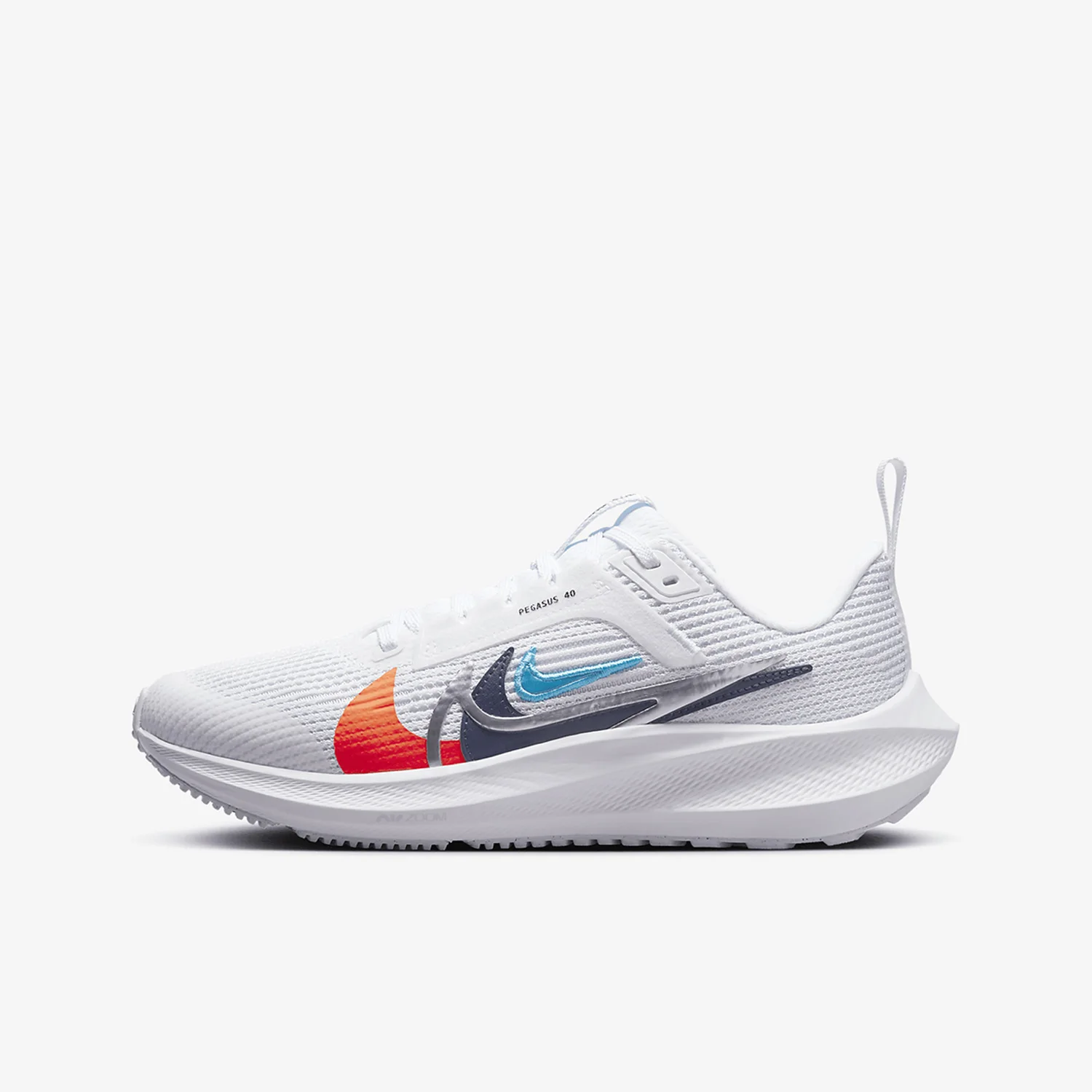 Nike Authentic Air Zoom Pegasus 40 Youth Running Shoes FB8866-100 - view 2
