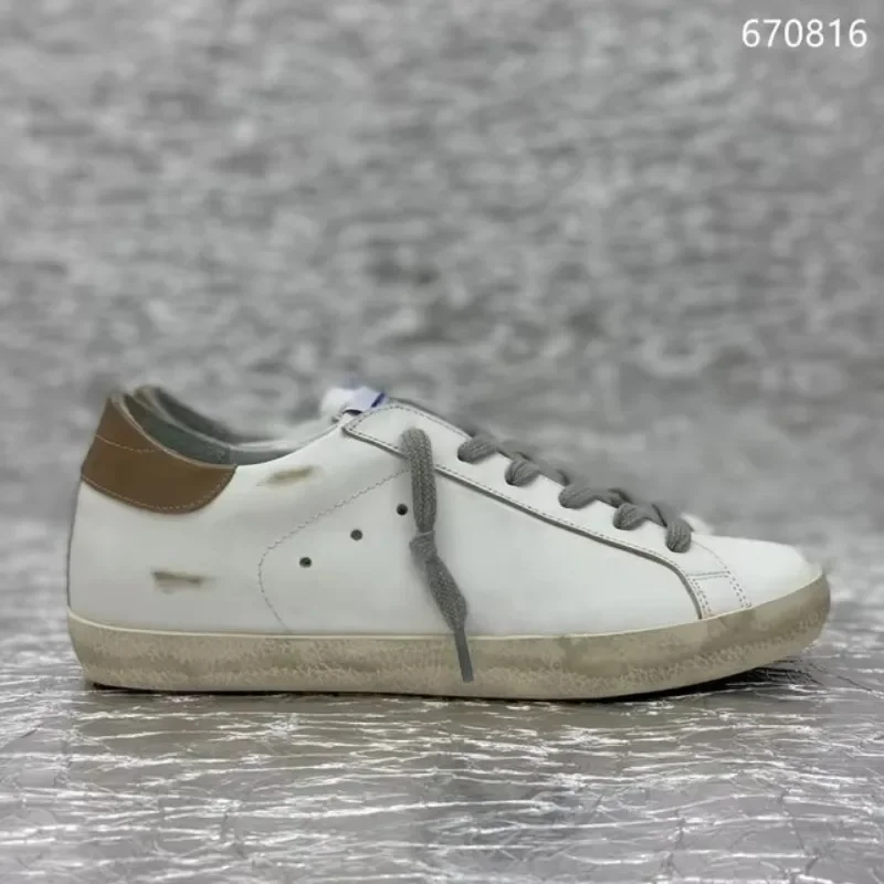 

IT Luxury Classical Star Shoes Designer Women&men Sneakers Silver Glitter Leopard nappa Leather suede Super Star Style Shoe