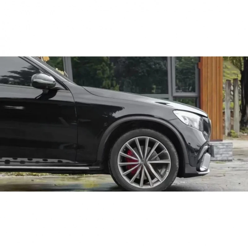 

Hot selling Car for X253 2016-2019 to GLC63 front bumper grille ,rear diffuser with exhaust pipe