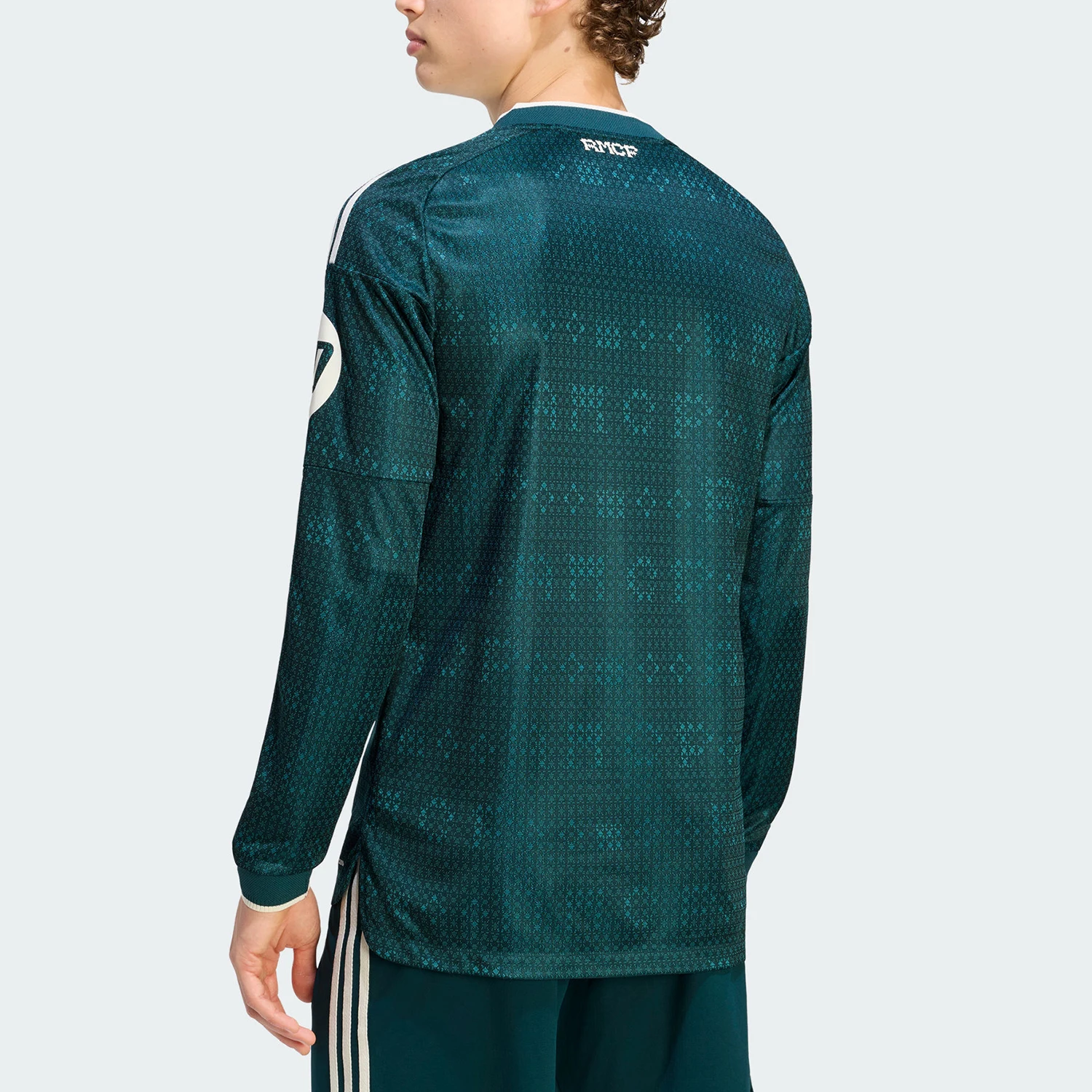 Adidas genuine clover men's classic fashionable football long sleeved T-shirt KC3980