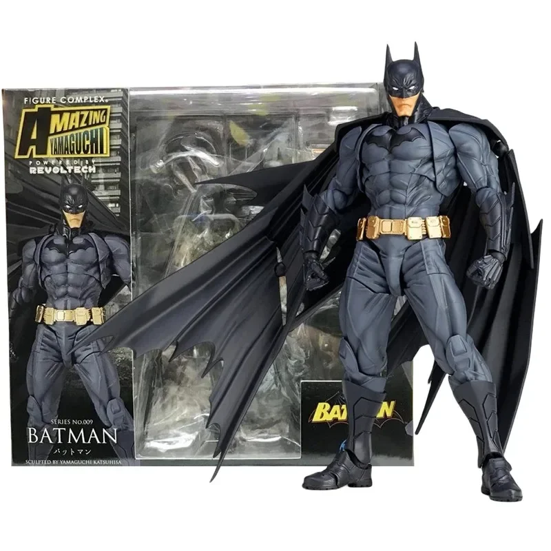 In Stock Batman AMAZING YAMAGUCHI DC KAIYODO Justice League Superhero Comics Anime Action Figure Bruce Wayne SHF Model Toys Gift