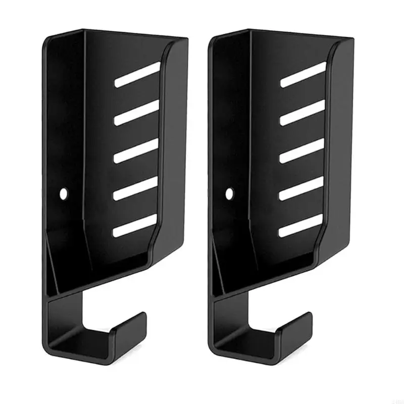 

Easy Installs Wall Mount Bracket for Routers and Modems with Builts In Hooks for Cable Management 24BB