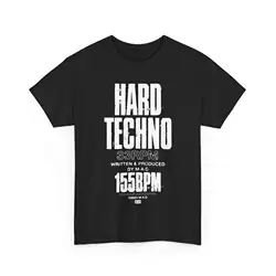 Camiseta Techno dura, camiseta 155BPM, 10 colores