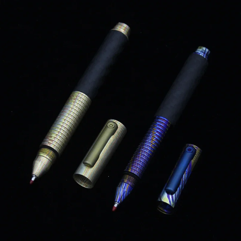 1PCS Outdoor Portable EDC Manual Multifunctional Titanium Alloy Tactical Pen Car Window Breaking Tool