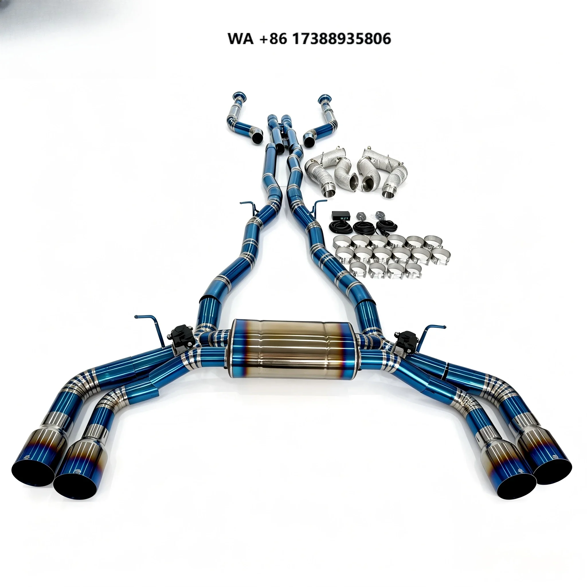 Titanium Valvetronic Catback Exhaust System for G80 M3 G82 M4 G83 M4 S58 Valved Exhaust Remote Control Premium Performance