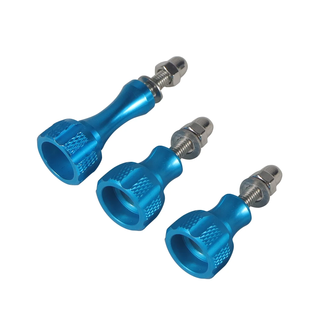BGNing 1pack von 3pcs 1 Lange + 2 Kurze Bunte CNC Aluminium Bolt Mutter Schraube für GoPro Hero 7 6 5 3 + 4 SJ4000 EKEN YI 2 4K Montieren – Detail 15