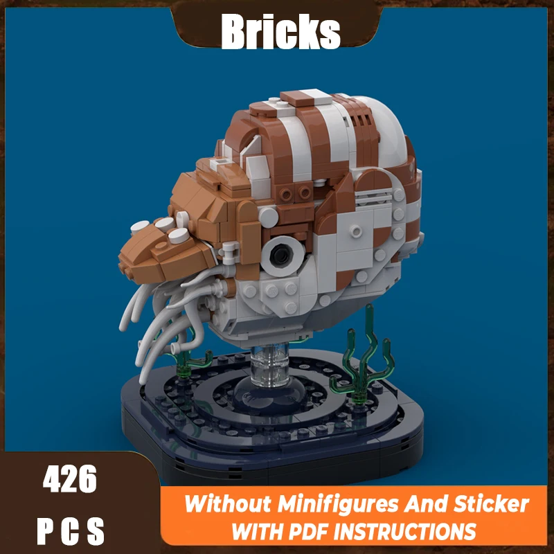 

Изысканный новый продукт MOC, строительные блоки, художественная модель, камера Nautilus, технология, модульная детская игрушка, набор для сборки «сделай сам»