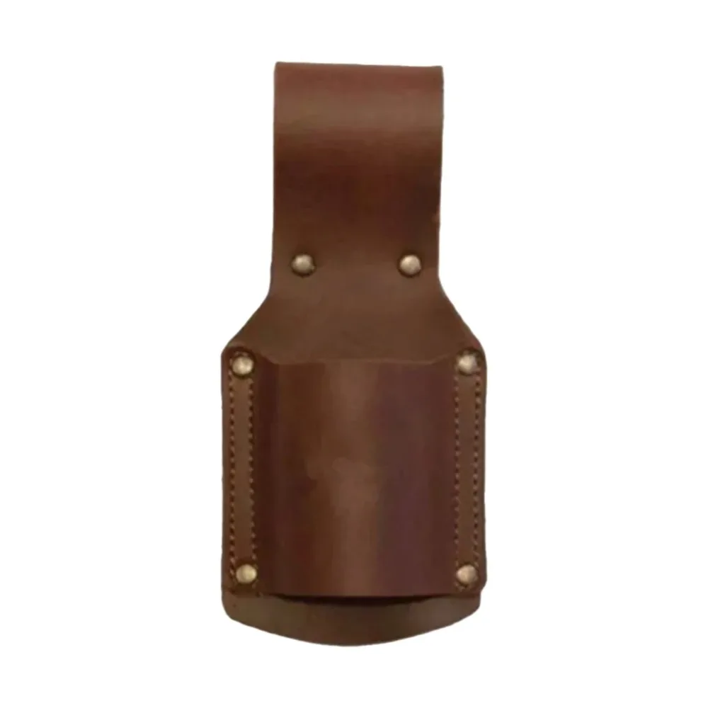 

Protection Cover Durable Hammer Holder Leather Handy Design Drill Belt Clip Black Brown Tool Organizers Waist Bag