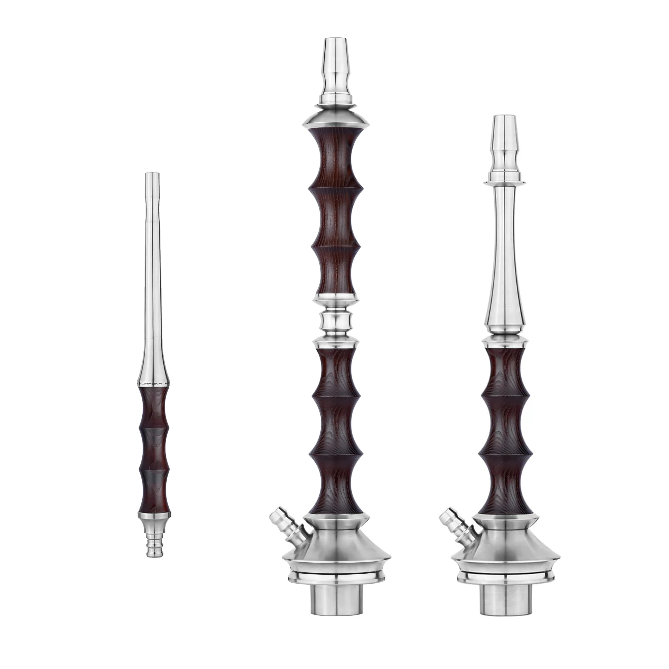 Japona Hookah Satori Sensei Shisha Set 304 Stainless Steel with Single Tube Glass Bottle